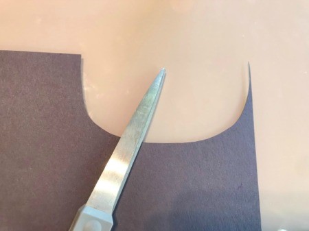 Father's Day Handprint Keepsake Card - cut out grill