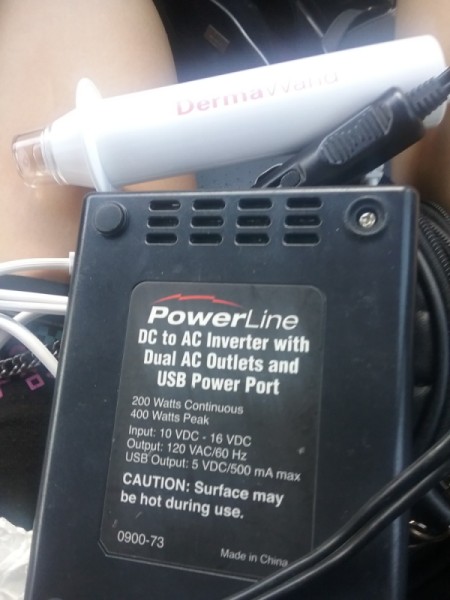 Using a Dermawand - adapter