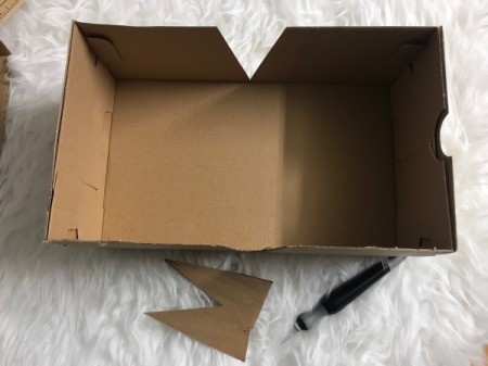 Recycled Cardboard Shelving Unit  - repeat on the other long side