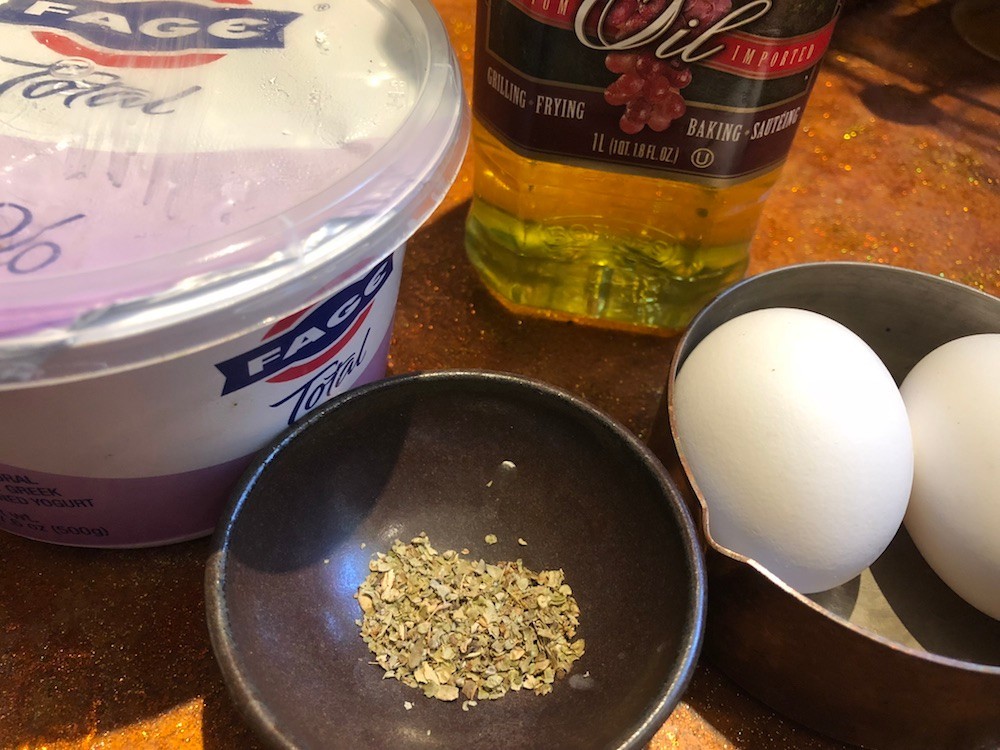 Herbed Greek Yogurt Scrambled Eggs