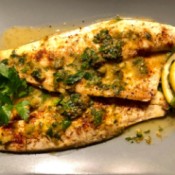 Sea Bass with Lemon Caper Sauce