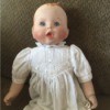 Identifying a Gerber Porcelain Doll - baby doll wearing a long white dress