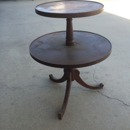 Mersman Table Age and Value - two tier table
