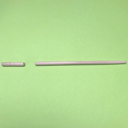 Mini Wooden Clothespin Easel - cut 1.5" piece from dowel or chopstick