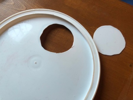 Homemade Paint Palette - cut it out