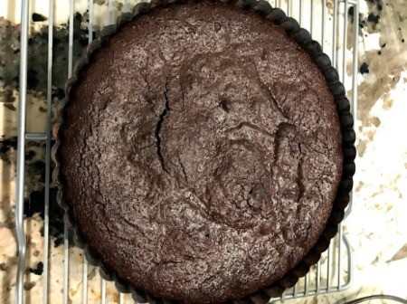 baked Flourless Chocolate Cake