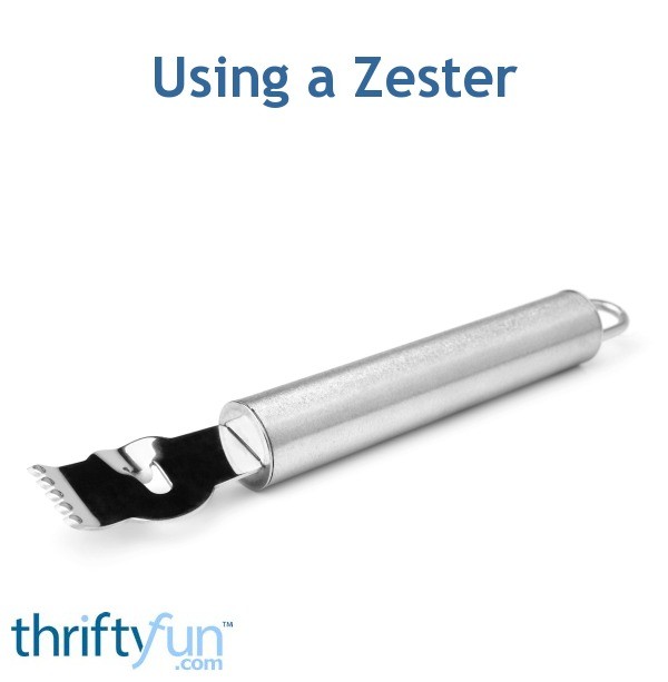 Using a Zester ThriftyFun