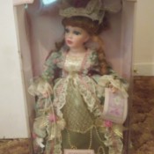 Value of a Collectible Memories Catherine Porcelain Doll  - doll in box