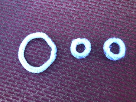 Zip Tie Fireworks Decor - repeat with the remaining two