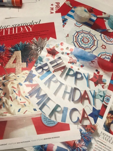 Greeting Cards from Magazines - birthday image