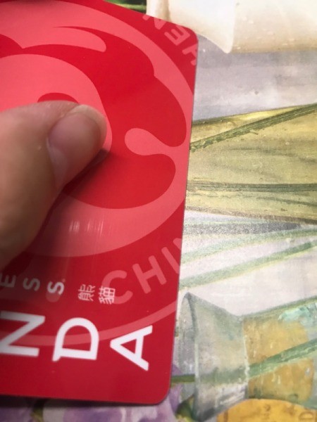 Greeting Cards from Magazines - smooth with an old gift card