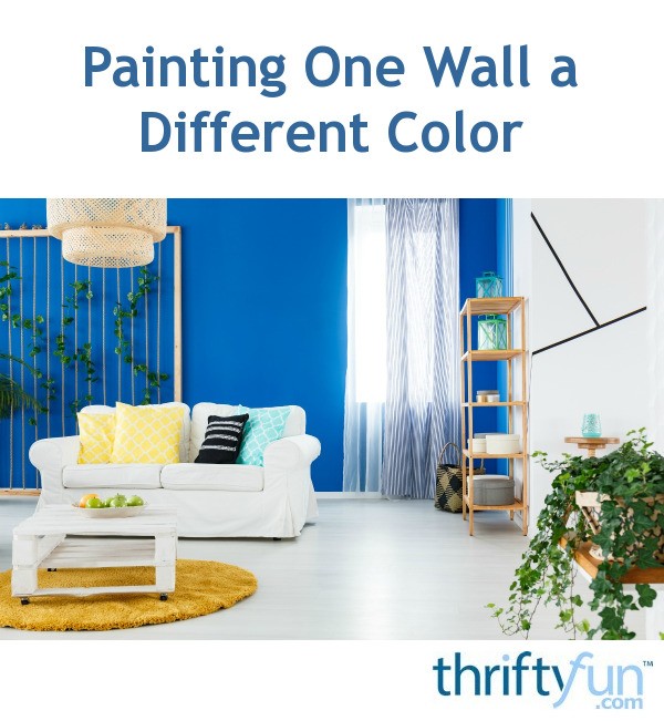 Painting One Wall a Different Color ThriftyFun