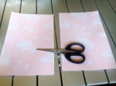 Pocket Sized Hand Fan - cut along the fold