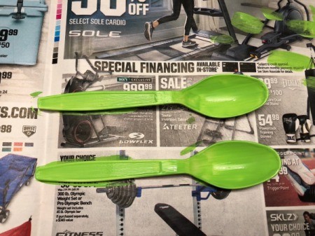 Butterfly Spoons - paint the spoons