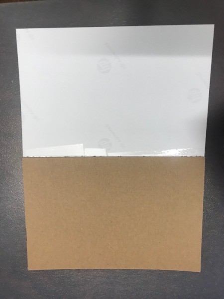 Butterfly Card - piece of craft paper to size and glue down