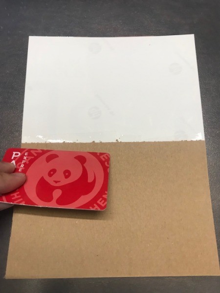 Butterfly Card  - smooth with the card