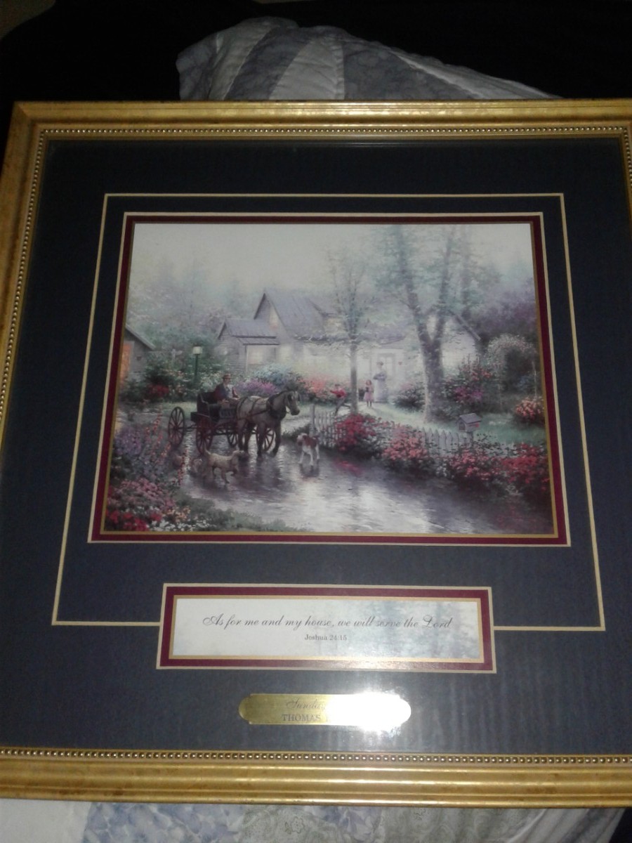 Value Of Thomas Kinkade Print ThriftyFun   Value Of Thomas Kinkade Print X3 