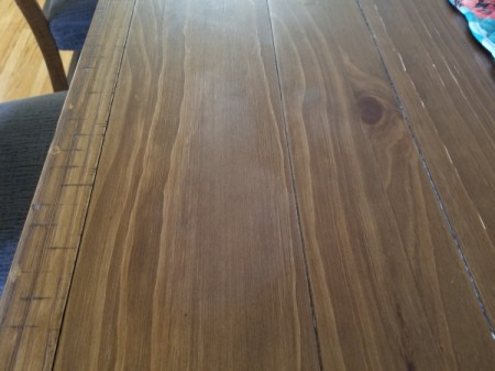 Repairing Dull Areas on Wood Dining Table Finish