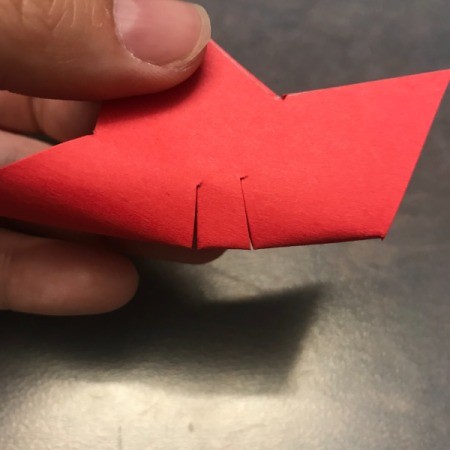 Star Straw - cut small slits