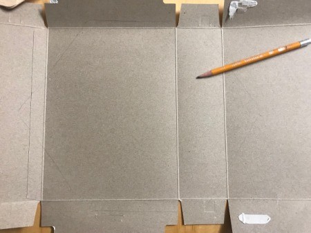 Floral Framed Collage - pencil tracing