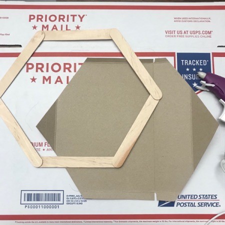 Floral Framed Collage - cut it out, inside