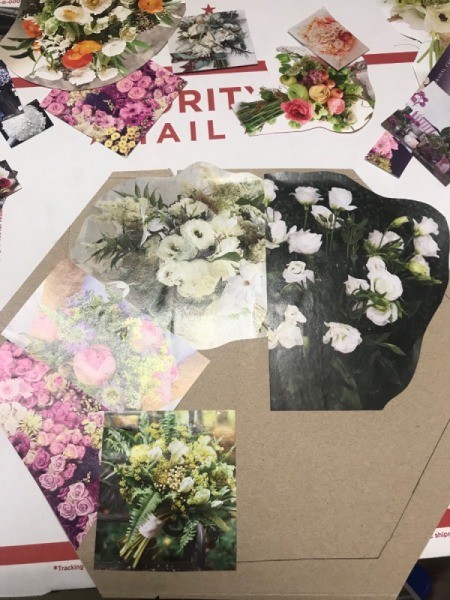 Floral Framed Collage - continue