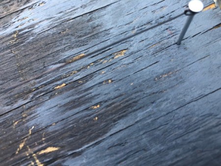 Laundry Room Sock Matching Sign - continue to next nail and wrap once, continue to last one in the row and wrap several time, cut and repeat on second row