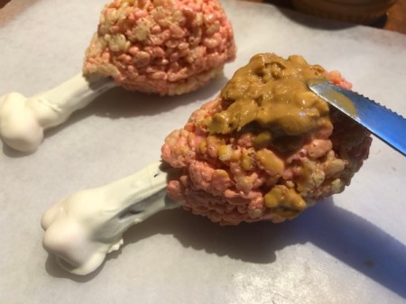 Peanut butter added to Crispy Treats