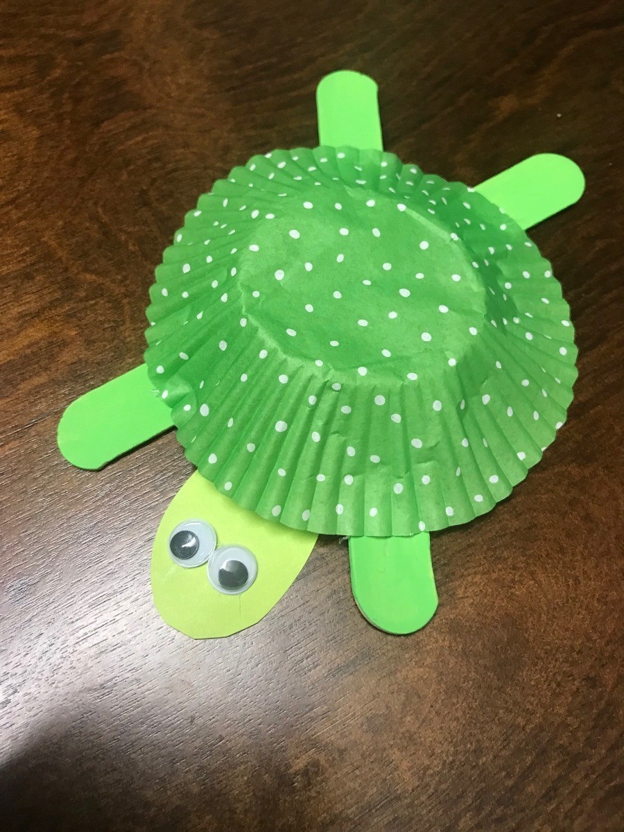 turtle craft easy thriftyfun glue