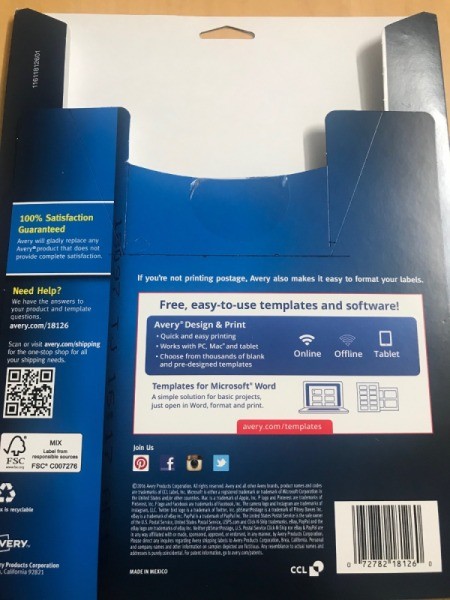 Hanging Folder - option one leave opening as is