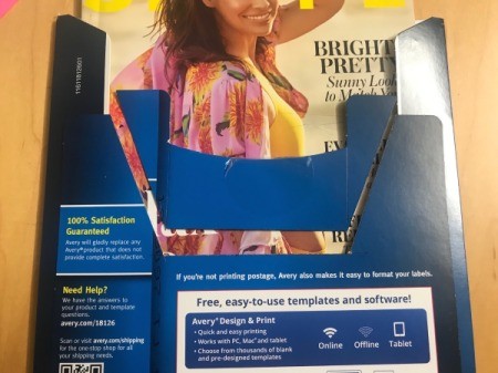 Hanging Folder - remove some material to lower the opening