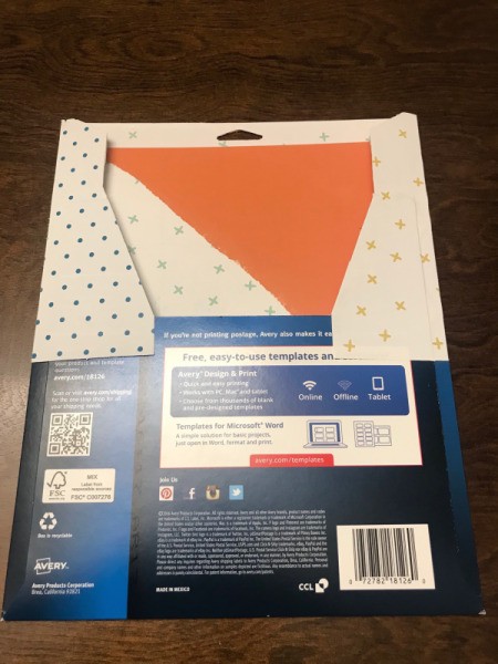 Hanging Folder - paper added to inside and beginning to add to outside