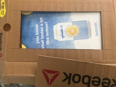 How to Make a Shoebox Theater - rectangular hole in lid