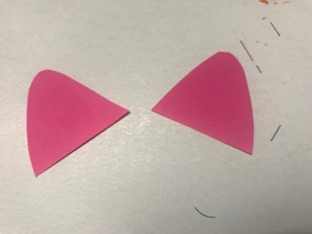 Recycled Coffee Lid Animals - pink ears