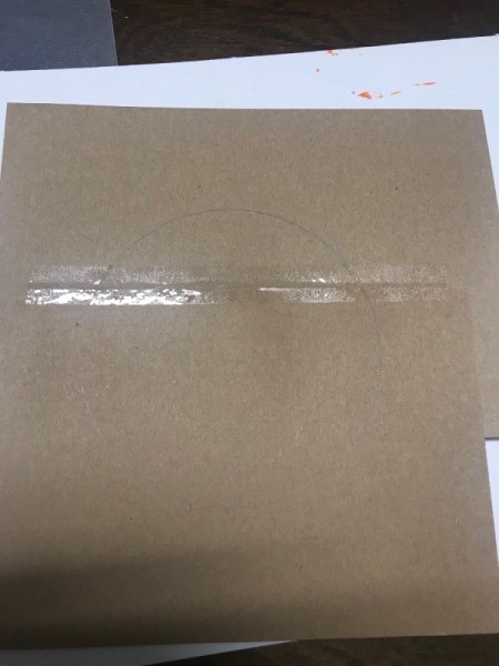 Recycled Coffee Lid Animals - craft paper pieces taped together for mane