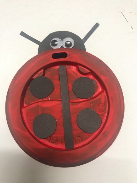 Recycled Coffee Lid Animals - add optional eyes