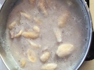 Vietnamese Banana and Taro Tapioca Pudding