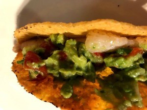 Catfish Tacos with Guacamole Filling