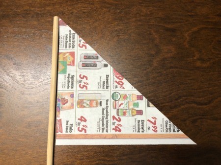 Egg Carton Sail Boat - the triangle and be attached to the chopstick