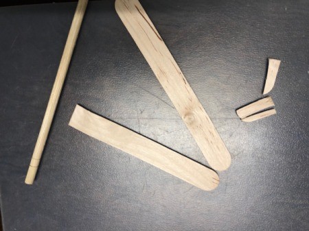Egg Carton Sail Boat - or glued to the craft sticks and then attached to the chopstick