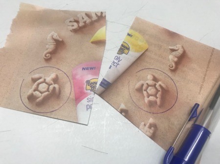 Matching Game Made with Water Bottle Caps - turtles