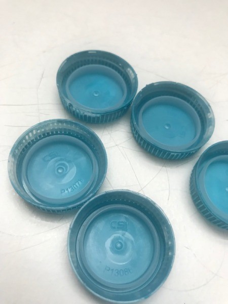 Matching Game Made with Water Bottle Caps - flip caps over