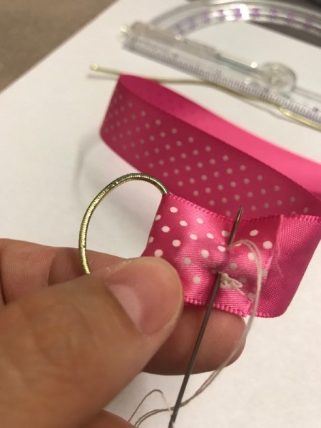 Ribbon Bookmark - sew