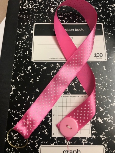 Ribbon Bookmark - ready to use, either inside the book or on the outside to hold closed
