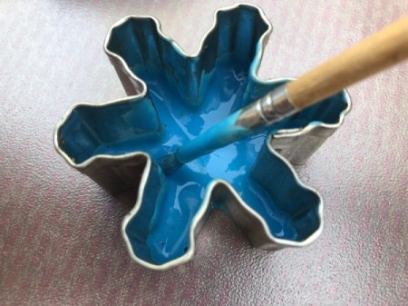 Homemade Window Clings - spread for an even layer