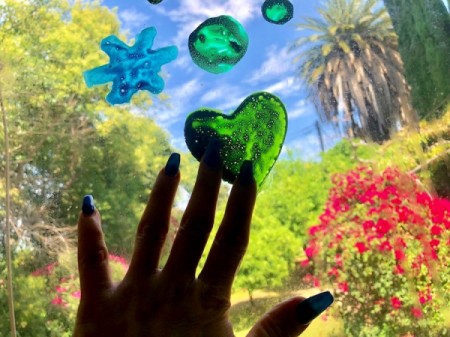 Homemade Window Clings - stick onto your windows and enjoy