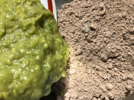 adding Avocado Banana to chocolate