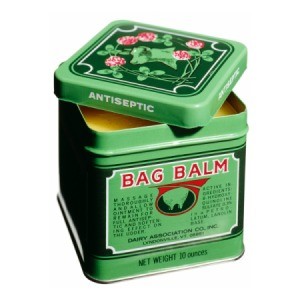 Tin of green Bag Balm.