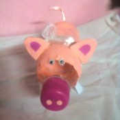 Piggy Bank with Money Separator - finished piggy bank