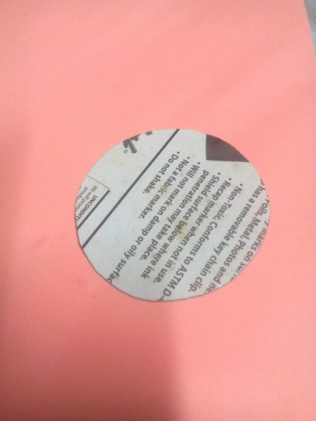 Piggy Bank with Money Separator - cut a cardboard circle